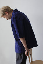 Load image into Gallery viewer, VERGER BIS BOWLING SHIRT - PAPER COTTON / INDIGO [20%OFF]
