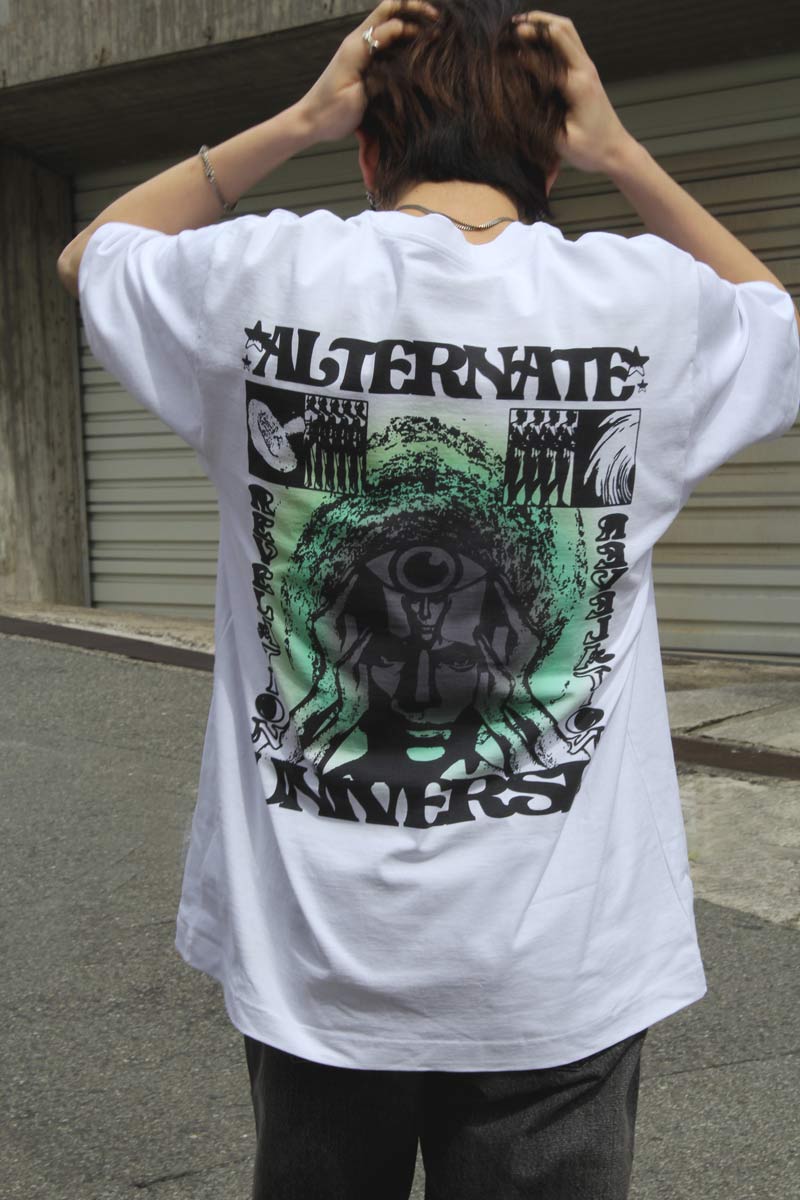 ALT UNIVERSE SS TEE / WHITE [50%OFF]