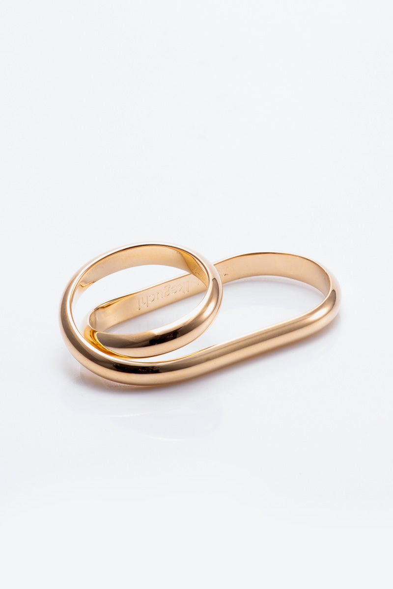 RING NO.301 / 18K GOLD PLATED