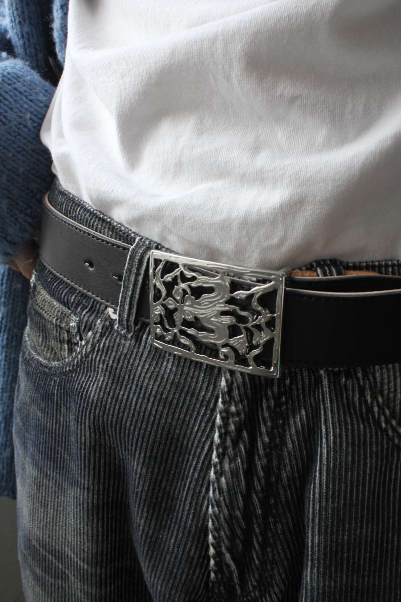 希少 22SS OUR LEGACY FLOWER PLATE BELT-