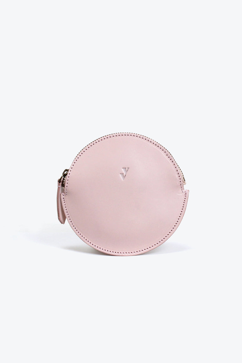 MON LEATHER COIN PURSE / ROSE [20%OFF]