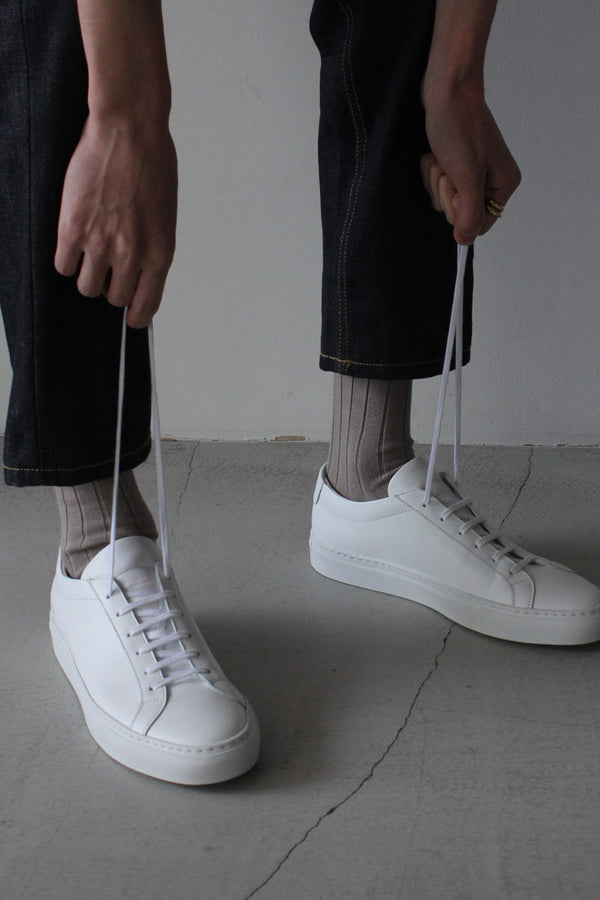 COMFORT COTTON RIB HI-SOCKS / SAND