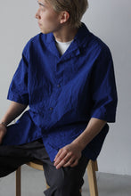Load image into Gallery viewer, VERGER BIS BOWLING SHIRT - PAPER COTTON / KLEIN BLUE [20%OFF]