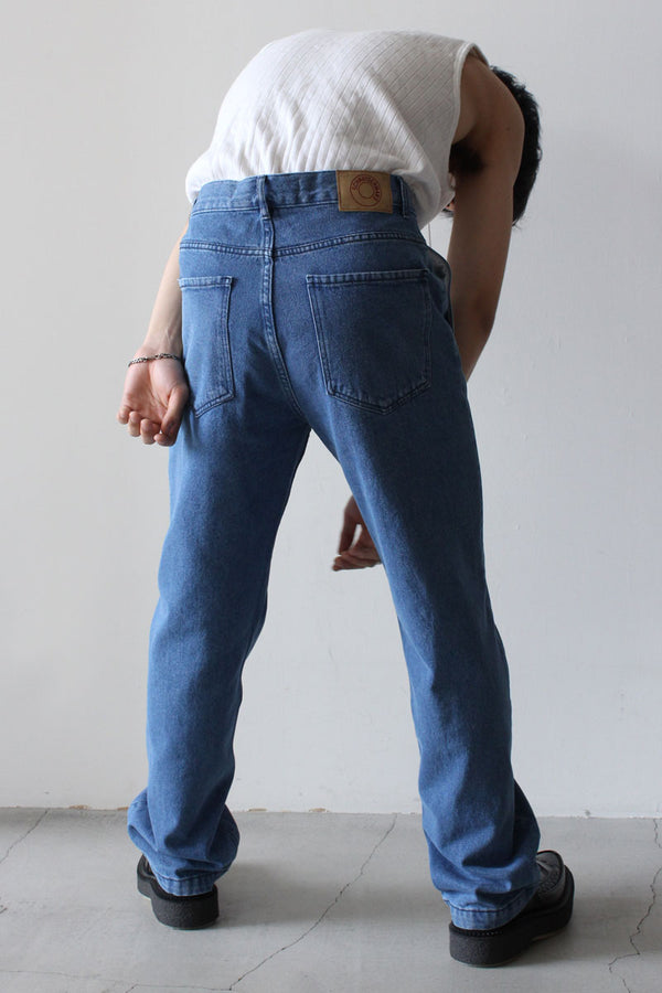 TROUSERS ALEF DENIM / WASHED BLUE [70%OFF]