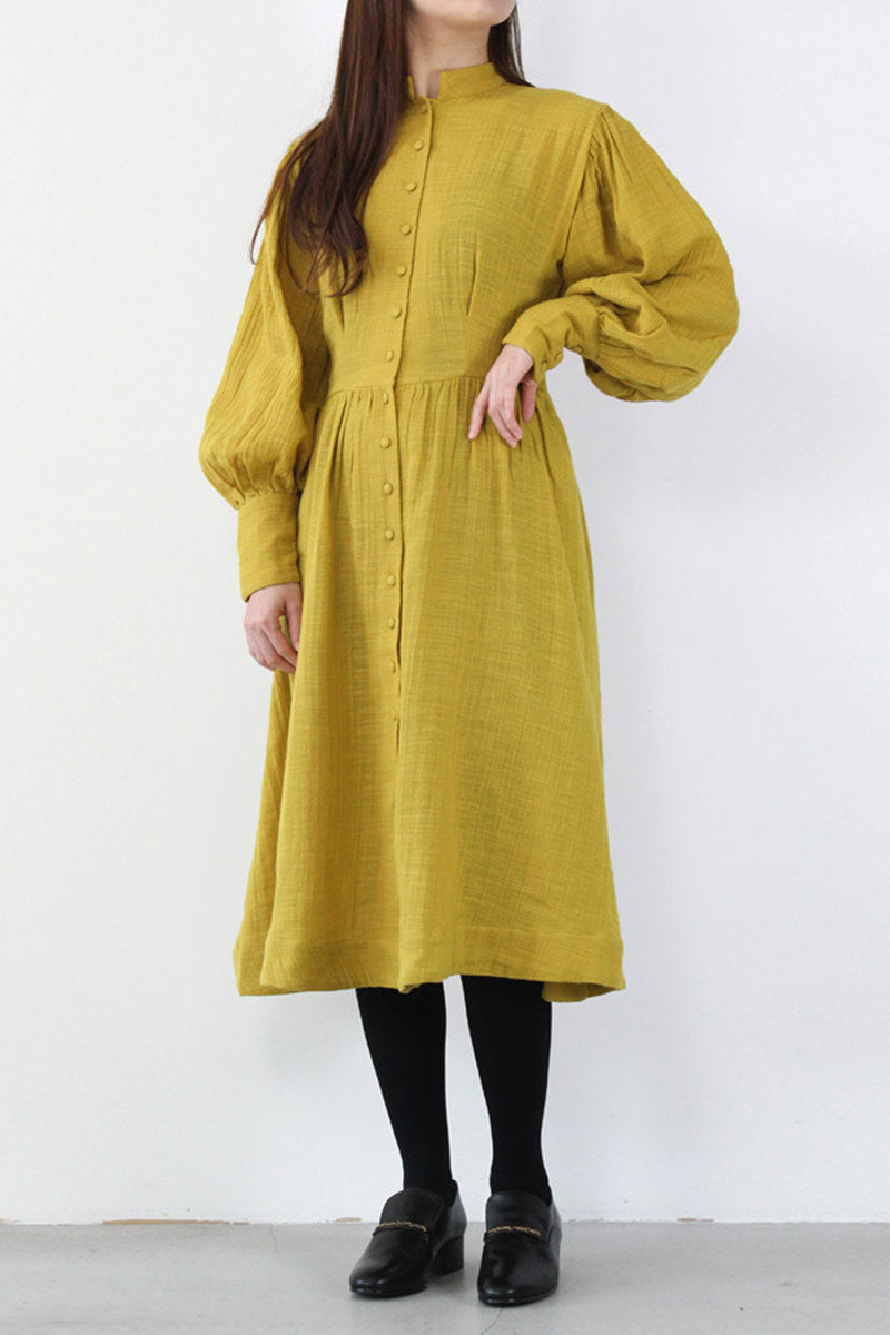 HELEN DRESS / MUSTARD [50%OFF]