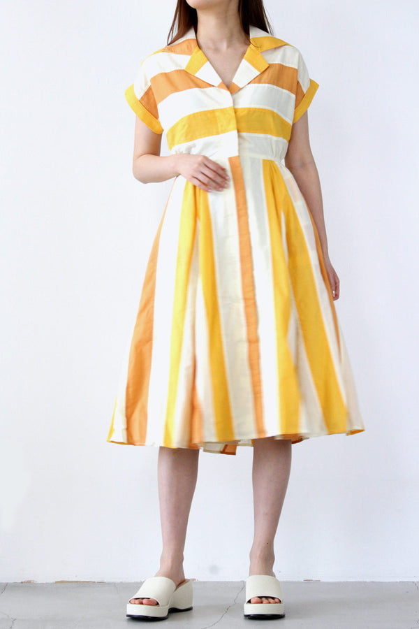 RALLY DRESS / TANGERINE MULTI [90%OFF]