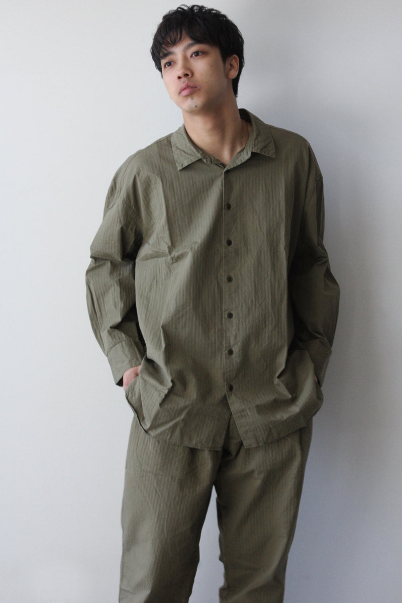 HAMNET SHIRT -WAXY / KHAKI [50% 할인]