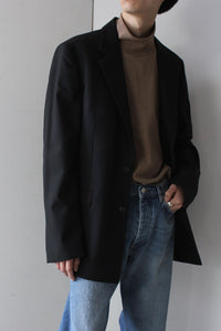 TALL BLAZER / BLACK WOOL [20%OFF]