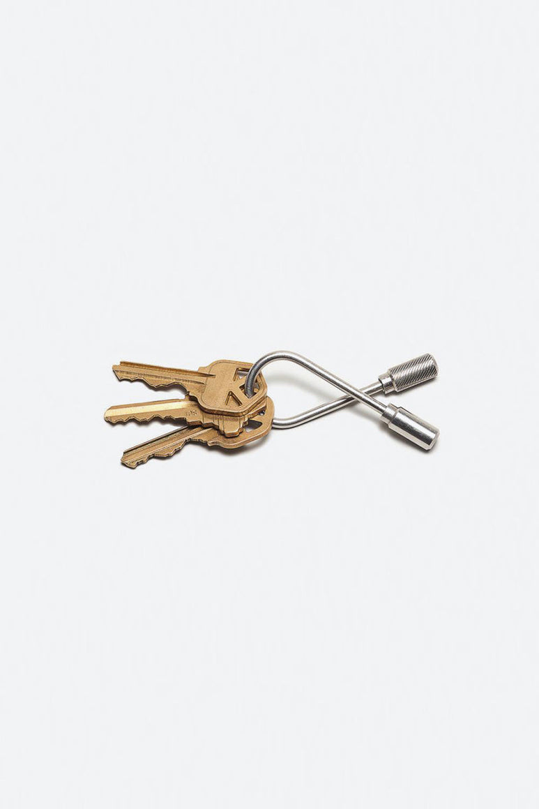 CLOSED HELIX KEYRING / STEEL