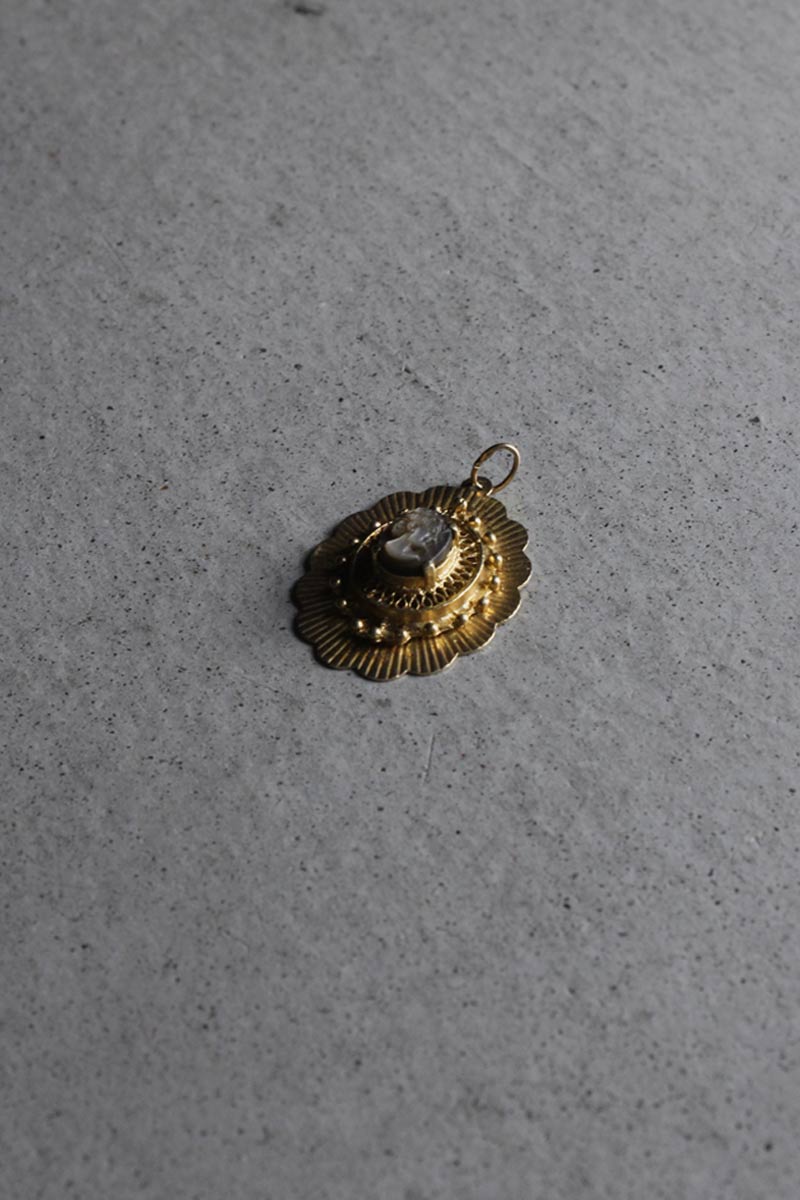 14K GOLD NECKLACE TOP 7G / GOLD
