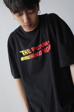 画像をギャラリービューアに読み込む, T-SHIRT MID WEIGHT THE FUTURE IS BEHIND YOU / BLACK
