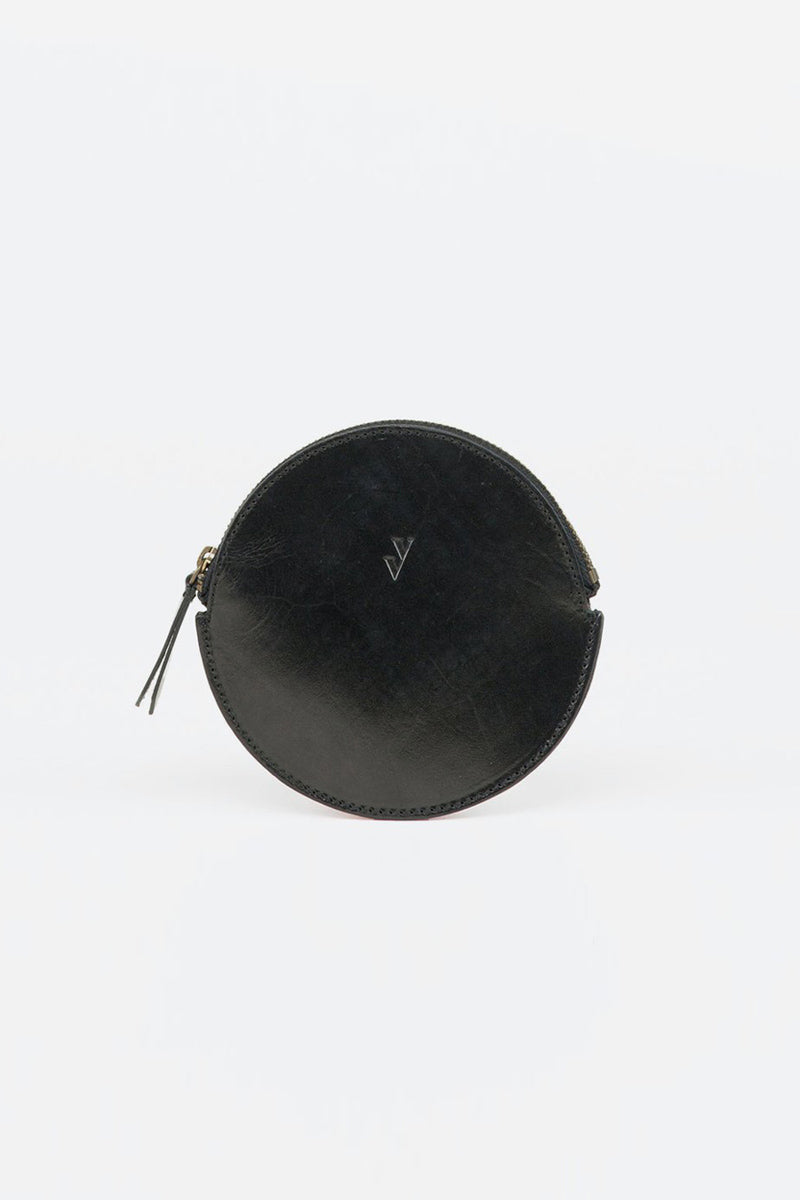MON LEATHER COIN PURSE / BLACK [20%OFF]