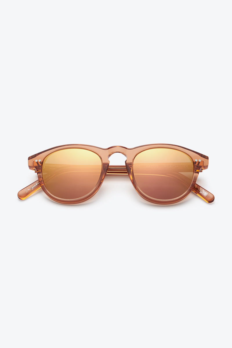 #002 ROUND SUNGLASSES / PEACH