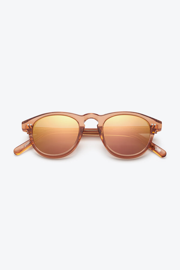 #002 ROUND SUNGLASSES / PEACH