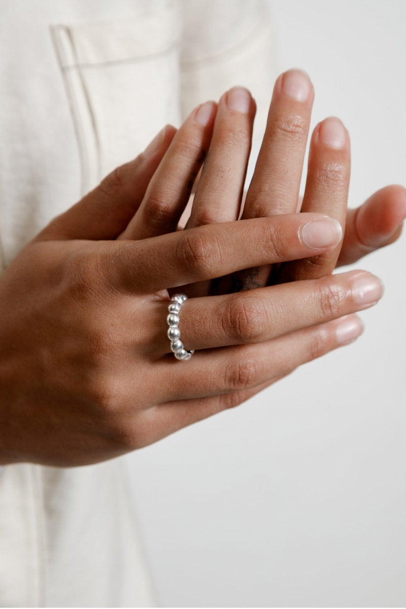 BALL RING / STERLING SILVER [30%OFF]