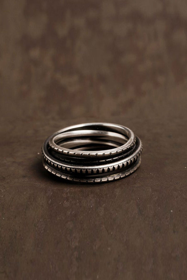 RING WOUND TRACE / STERLING SILVER 