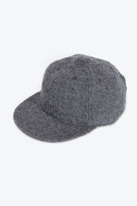 FLOPPY BALL CAP / GREY WOOL TWILL