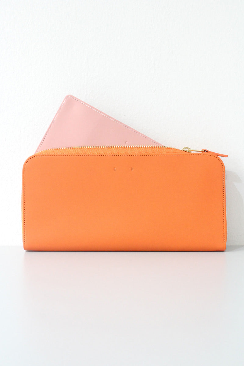 CM21 LEATHER LONG WALLET / ORANGE