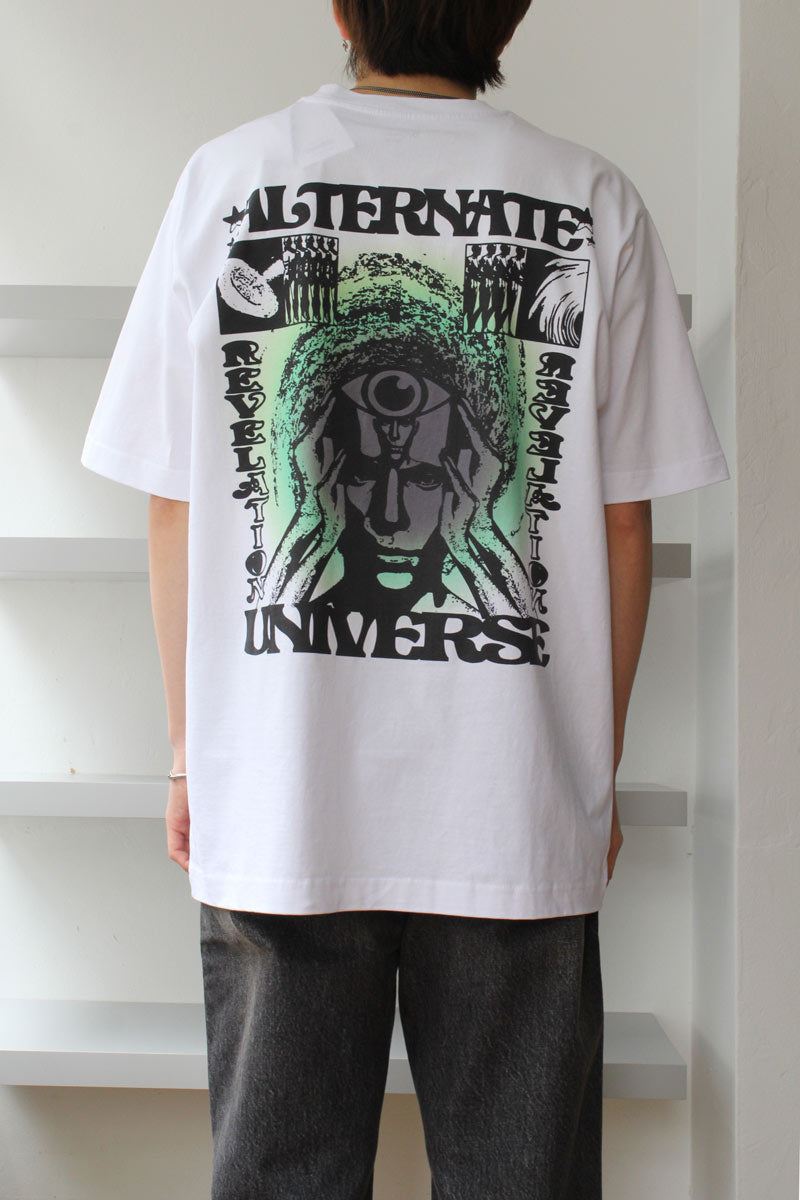 ALT UNIVERSE SS TEE / WHITE [50%OFF]