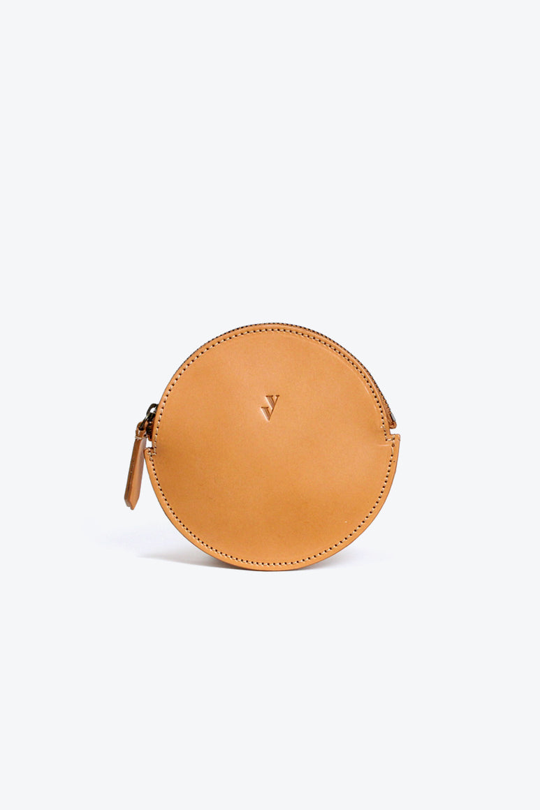 MON LEATHER COIN PURSE / HONEY [20%OFF]