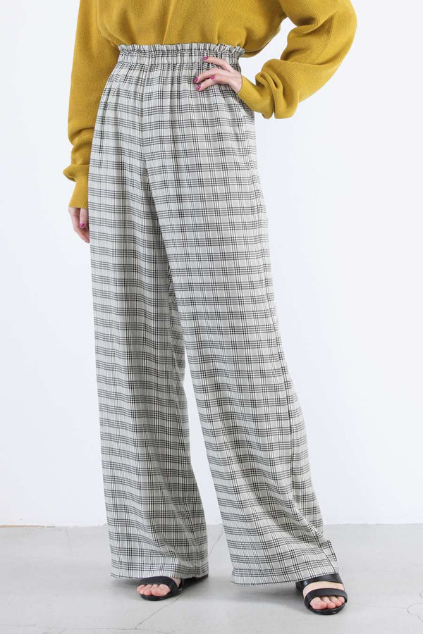 LOUNGE PANT / CREMACHECKS [90%OFF]