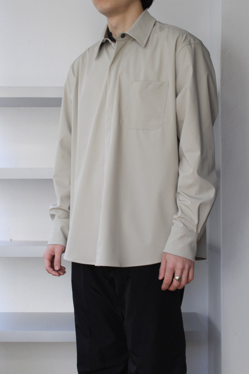 OUR LAGACY | BOX SHIRT / ABOVE SHIRT / DUSTY WHITE MUTED SCUBA