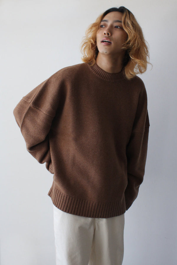 MINT SWEATER / BEIGE CHUNKY WOOL [60%OFF]