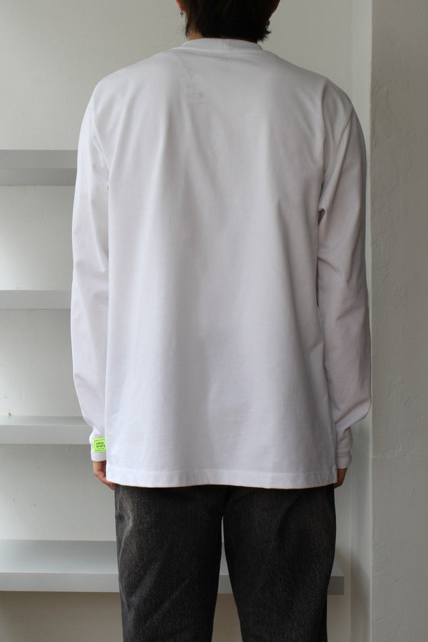 RYUSUKE EDA - "GOODLIFE" L/S TEE / WHITE [Kobe store]