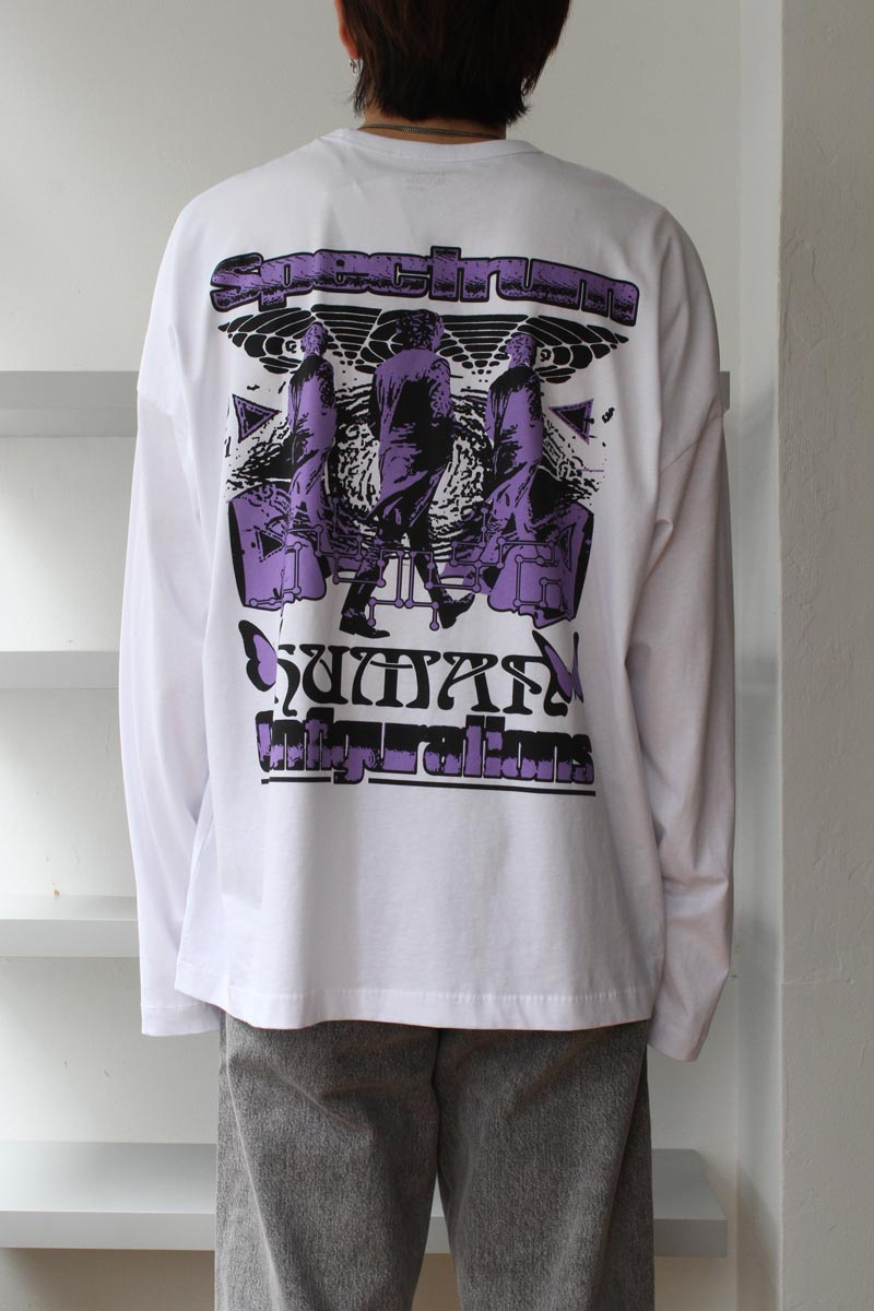 SPECTRUM LS TEE / WHITE [50%OFF]