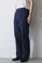 Load image into Gallery viewer, TROUSERS DALET FRINGE / NAVY [30%OFF]