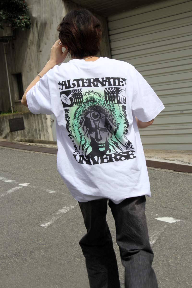 ALT UNIVERSE SS TEE / WHITE [50%OFF]