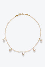 Load image into Gallery viewer, MARIANNE PEARL NECKLACE / 18K GOLD PLATED CHAIN ​​[60%OFF]
