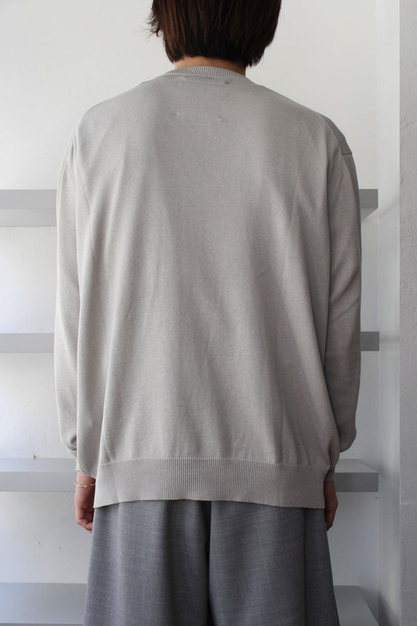 SILK FRETWORK SWEATER / MURMUR [50%OFF]