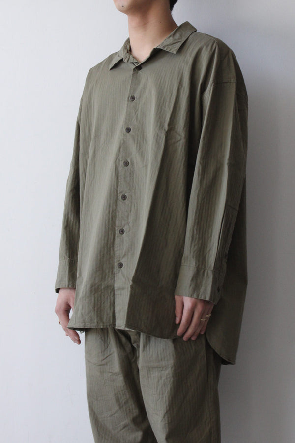 HAMNET SHIRT - WAXY / KHAKI [20%OFF]