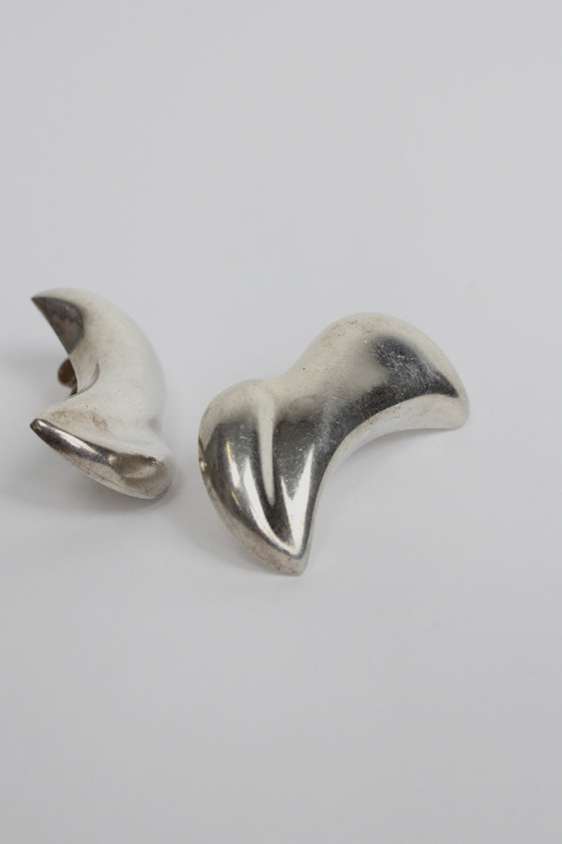 MADE IN MEXICO 925 SILVER EARRINGS / SILVER