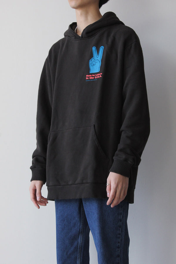 MADE FOR LEISURE HOODIE / FADED BLACK [70%OFF]