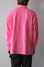 Load image into Gallery viewer, RUGBY SHIRT GD / ACID PINK [40%OFF]