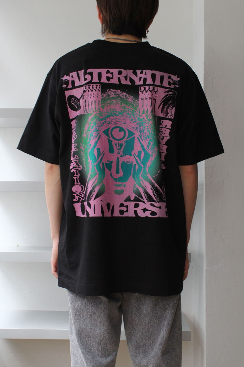 ALT UNIVERSE SS TEE / BLACK [50%OFF]
