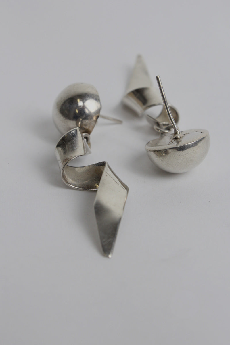 MADE IN MEXICO 925 SILVER EARRINGS / SILVER