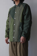 Load image into Gallery viewer, JOCKS ORGANIC COTTON PATCHWORK JACKET / GREEN [40%OFF]