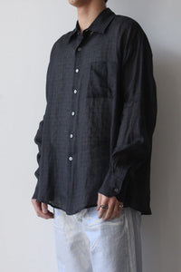 ABOVE SHIRT / NIGHT CHECK PRINT