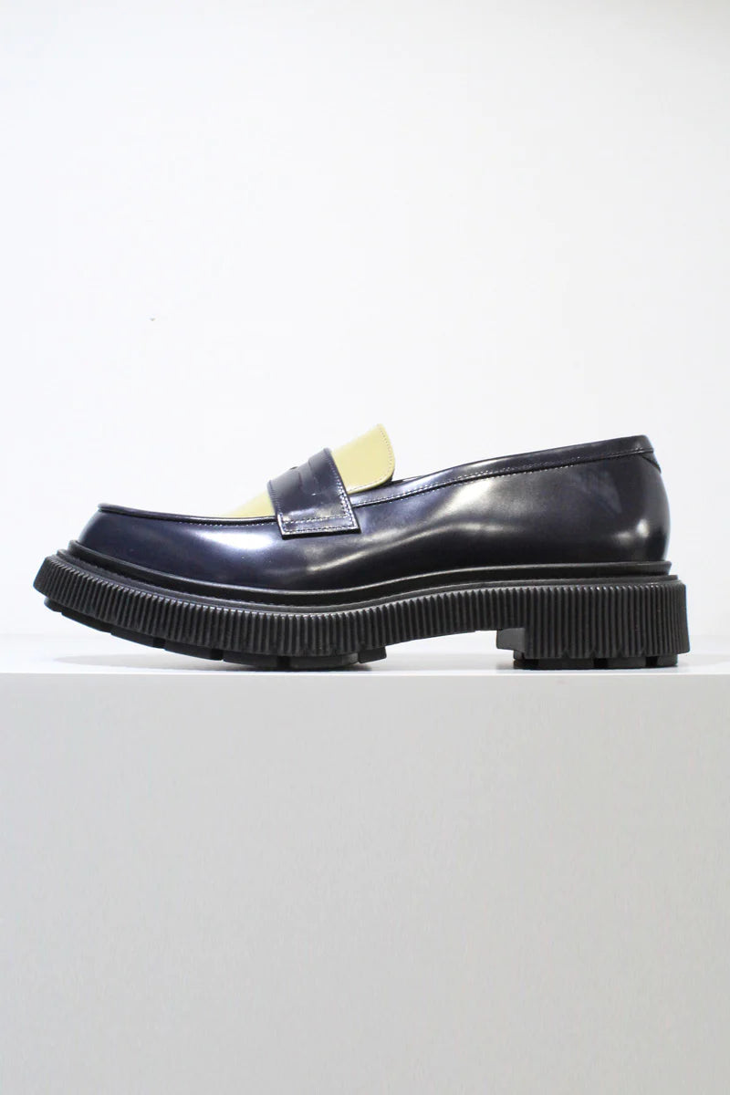 TYPE 159 SPECIAL LOAFER INJECTED TPU RUBBER SOLE  /  NAVY/SAND [STOCK EXCLUSIVE] [50%OFF]