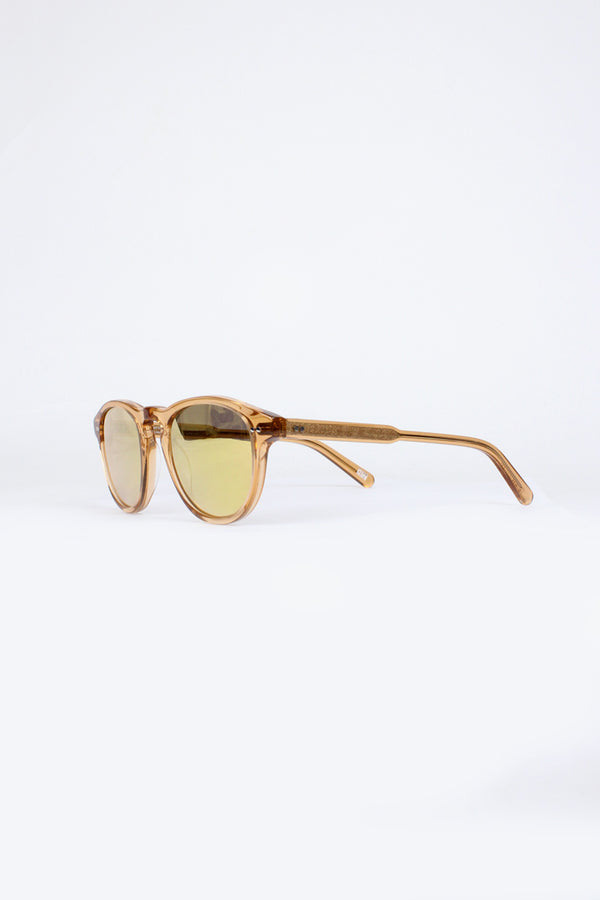 #002 ROUND SUNGLASSES / PEACH