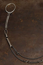 Load image into Gallery viewer, KEYCHAIN TRACE LINKS / STERLING SILVER