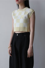 Load image into Gallery viewer, LIMONE VEST / LT YELLOW CHECK