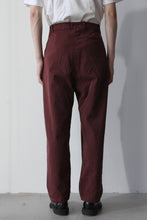 Load image into Gallery viewer, BASIC LONG PANT DOUBLE COT / BURGUNDY