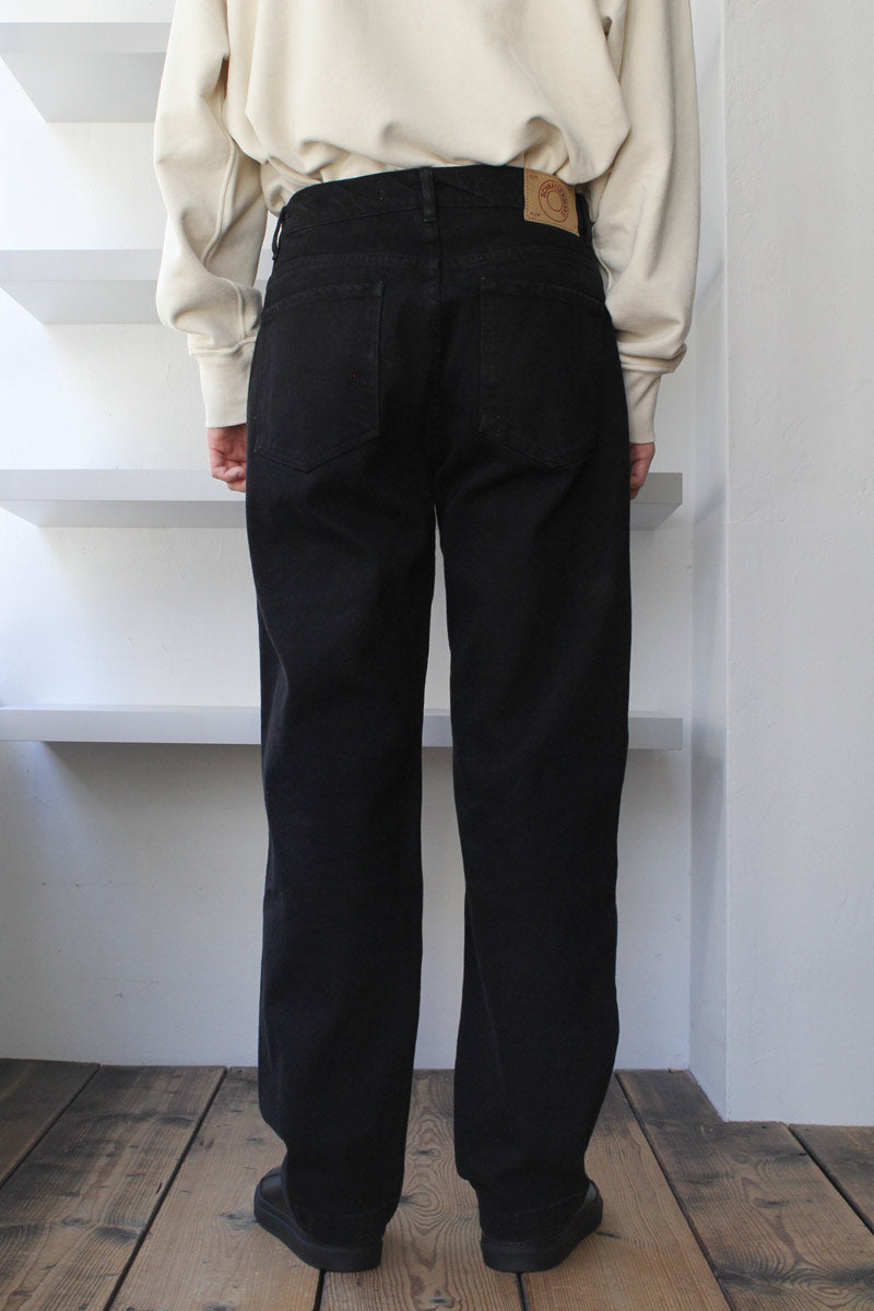 TROUSERS ALEF DENIM / INDIGO BLACK [70%OFF]