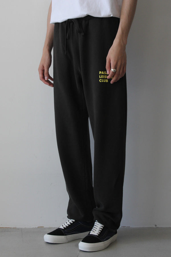 PUFF LOGO SWEAT PANTS / FADED BLACK [70%OFF]