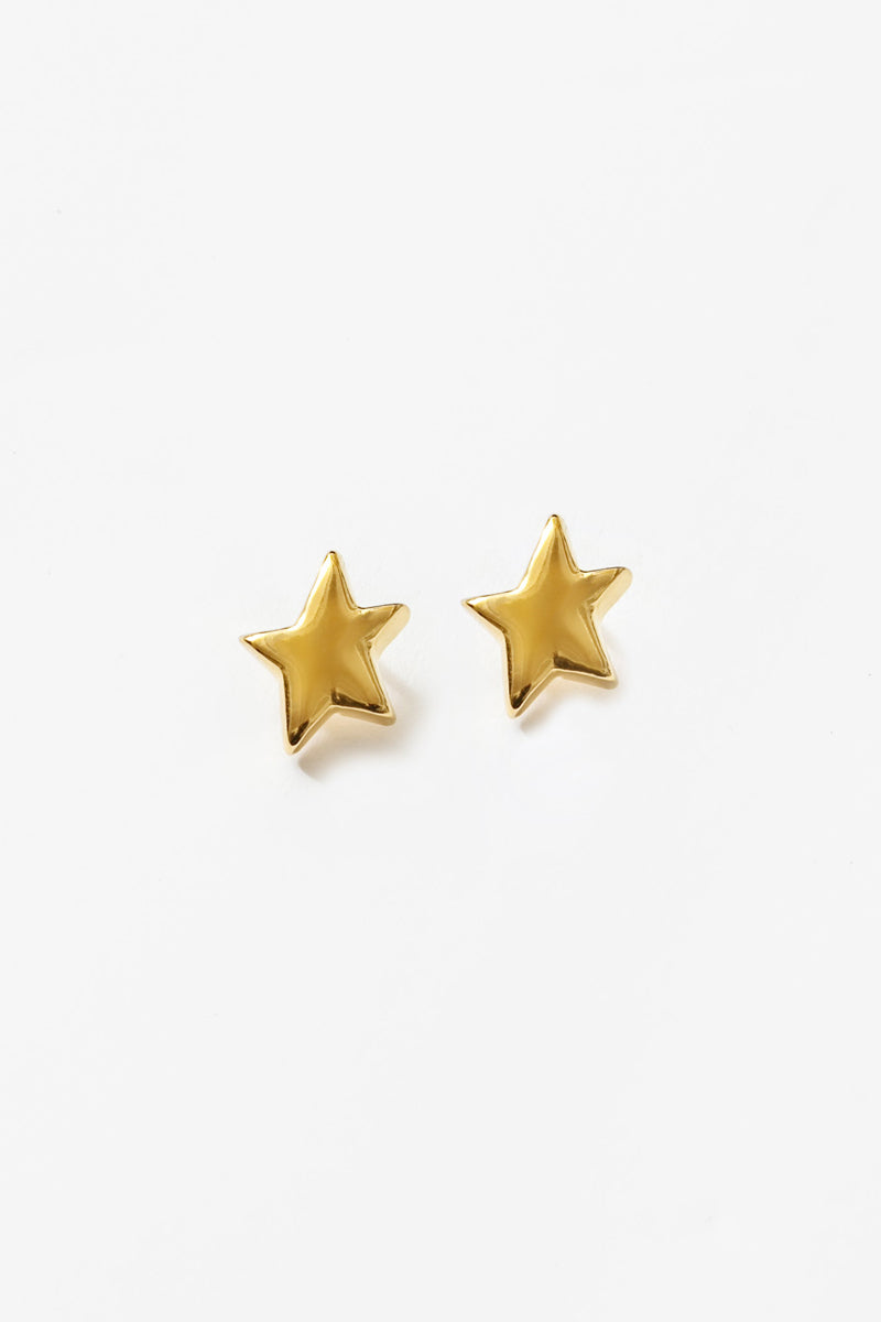 SMALL DIANA STUDS / 14K GOLD PLATED BRONZE [30%OFF]