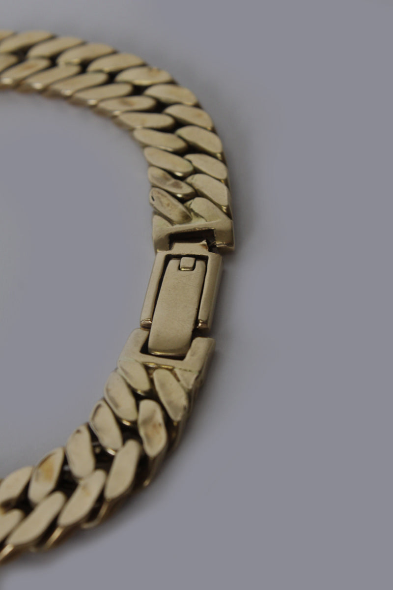 MADE IN ITALY 14K GOLD BRACELET 19.04G / GOLD